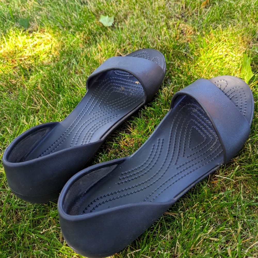 CROCS Black Women's Sandals